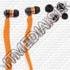 Olcsó Omega Freestyle Silicone Headset FH2112 Orange *Fabric Braided* (IT10946)